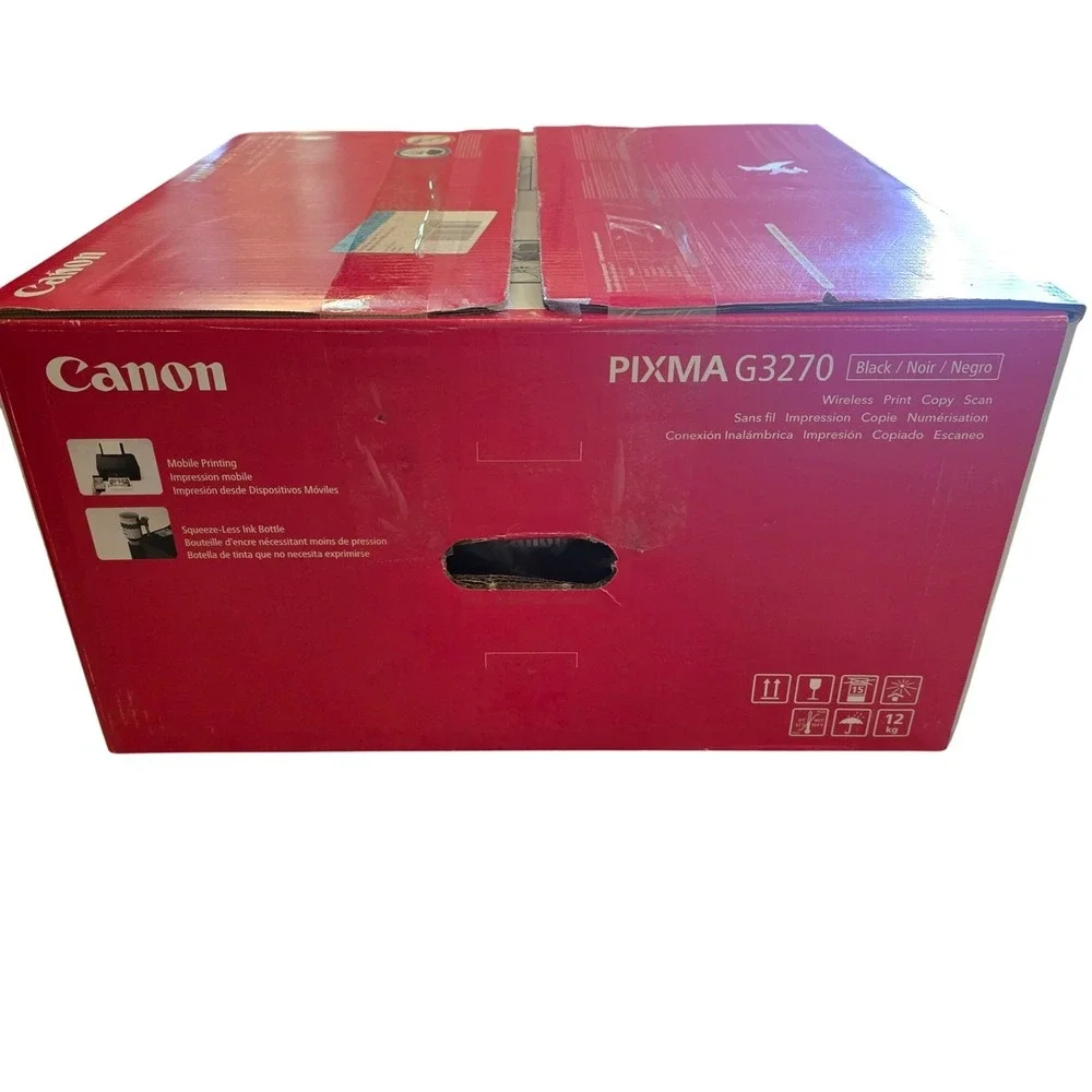 Canon PIXMA G3270 Wireless All-in-One MegaTank Printer Black 5805C002
